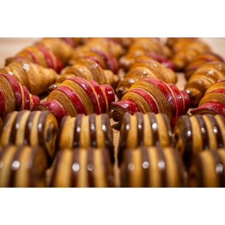 Sélection de viennoiseries surgelées professionnelles Framboise-Chocolat